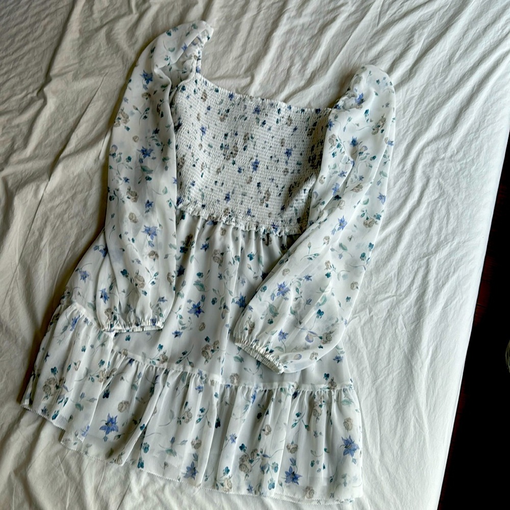 ARITZIA CHIFFON MINI DRESS